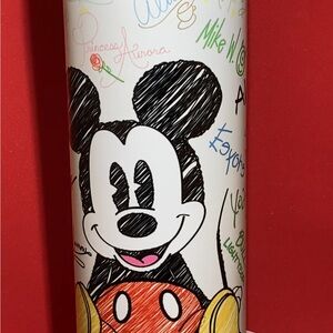 Disney Mickey Mouse Autograph Tumbler - Red, Black, White